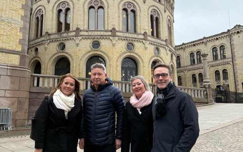 Fra møte på Stortinget med representanter fra styringsgruppa i Næringsarena Nord