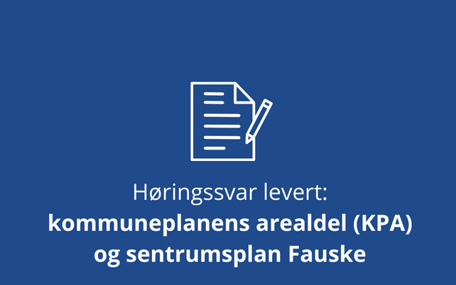 Høringsinnspill KPA Fauske