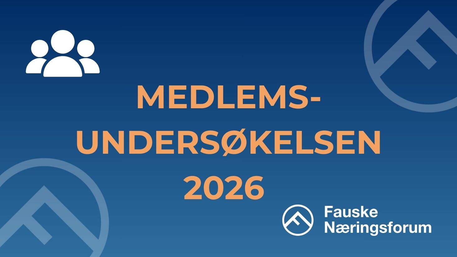 Medlemsundersøkelsen 2026