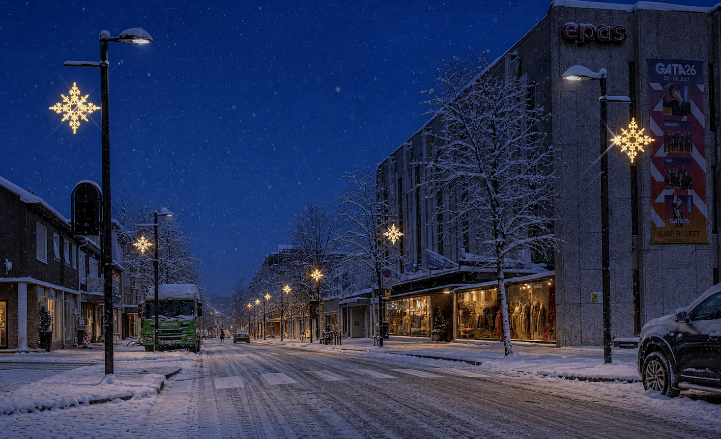 Nye julelys for Fauske sentrum
