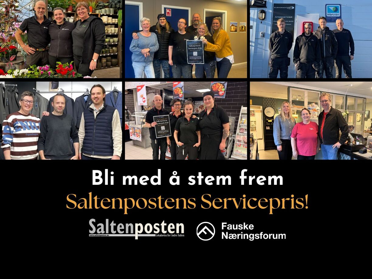 Saltenpostens Servicepris 2026