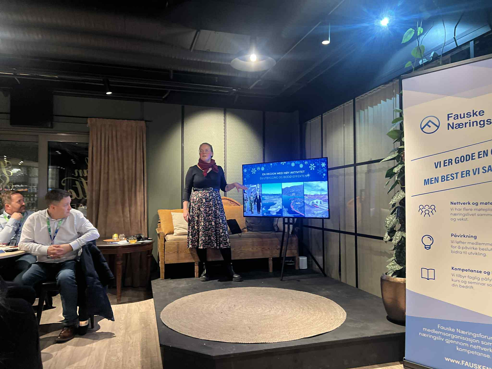 En region med høy aktivitet og nye muligheter, sier daglig leder Aina Fagereng