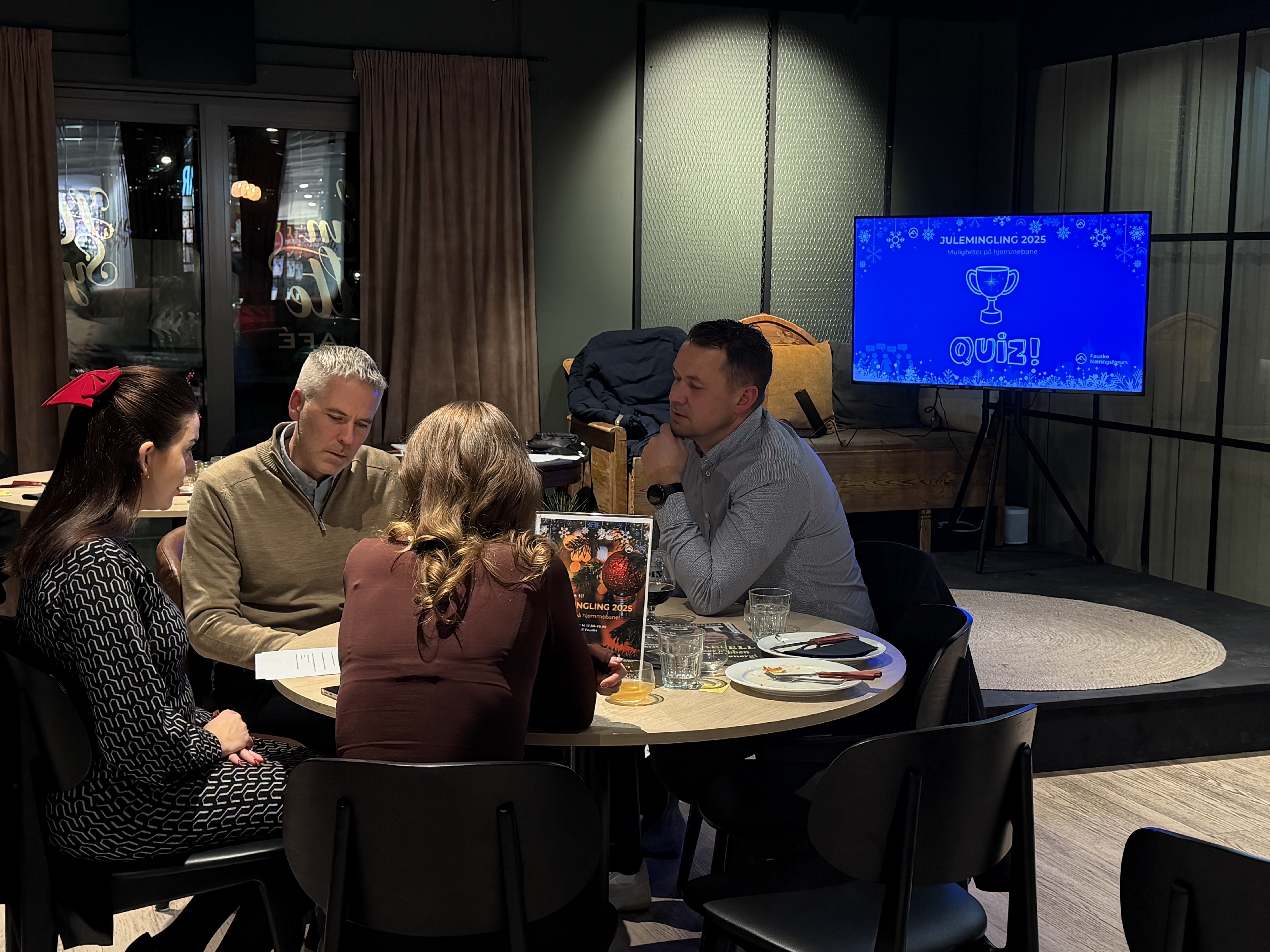 Quiz for alle - konkurranseinstinktet var på plass!