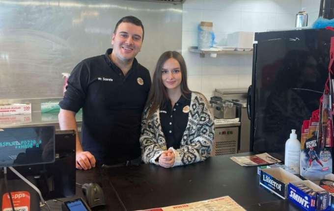 Finalist f.v. Shadi Khouri, sammen med sin partner Anastasiia Baranovska